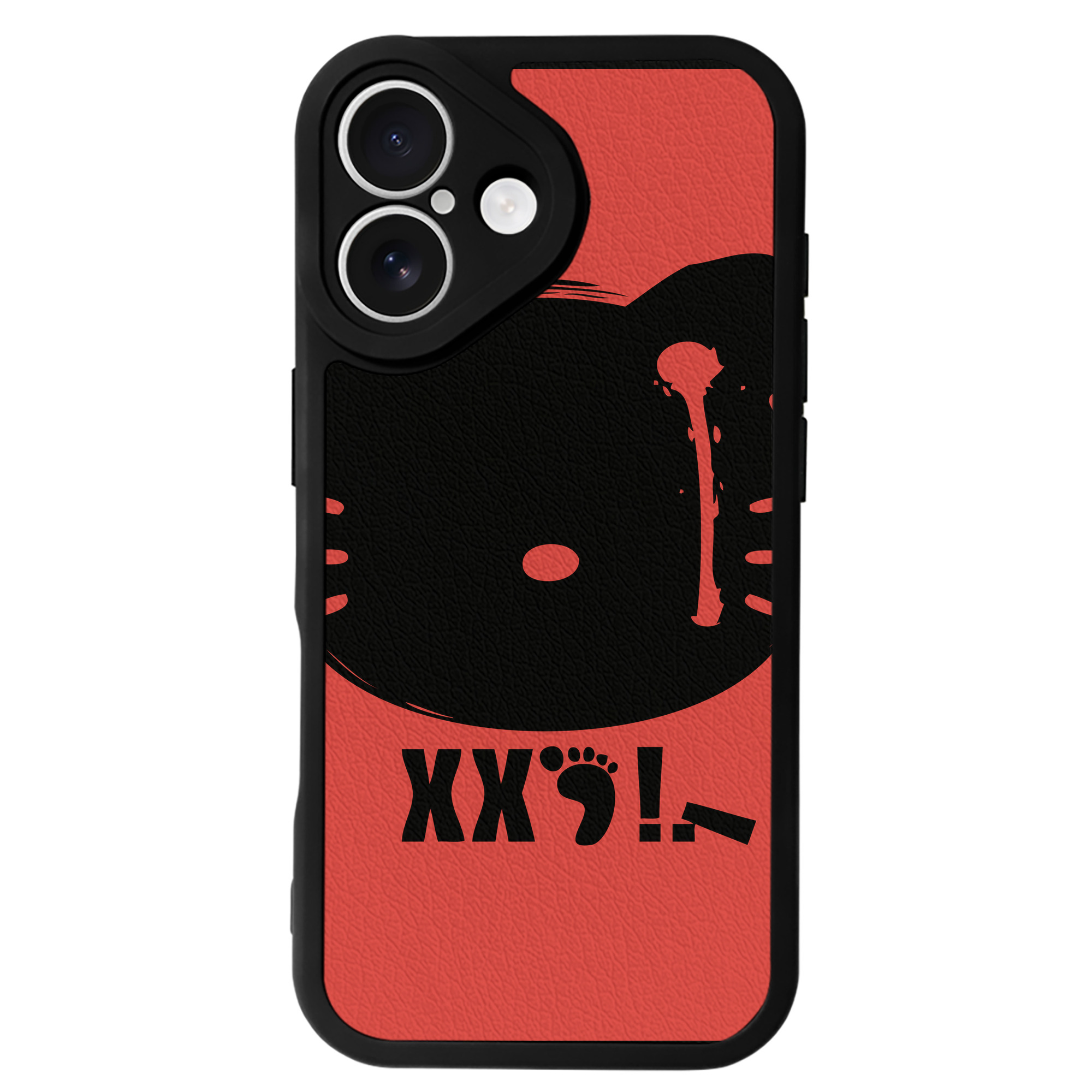 （画像用） Hello Kitty ハローキティ 【iPhone 16シリーズ対応】シリコンスマホケース（レザー調） 材質：シリコン
